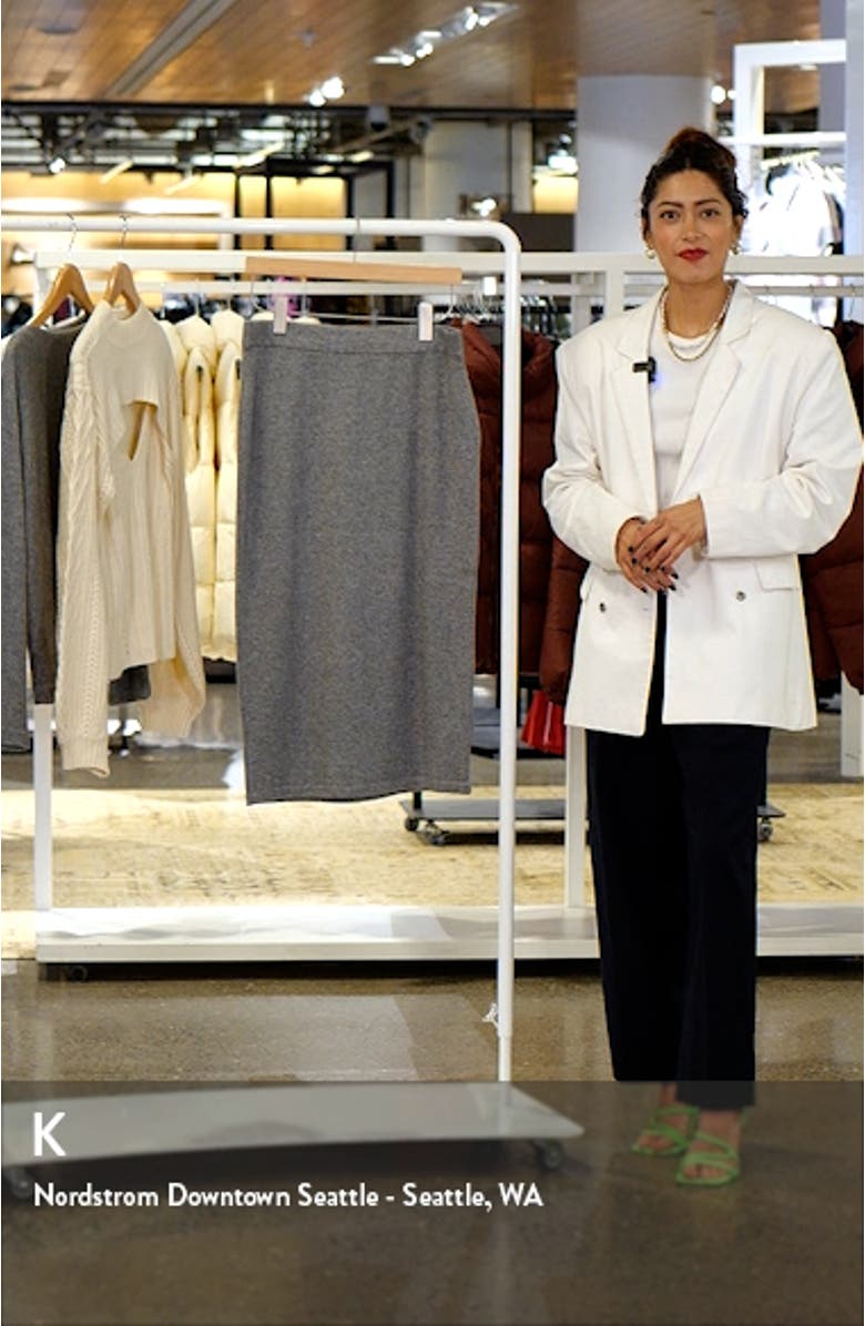 Midi Sweater Skirt, sales video thumbnail