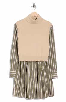 Cressida Mixed Media Dress