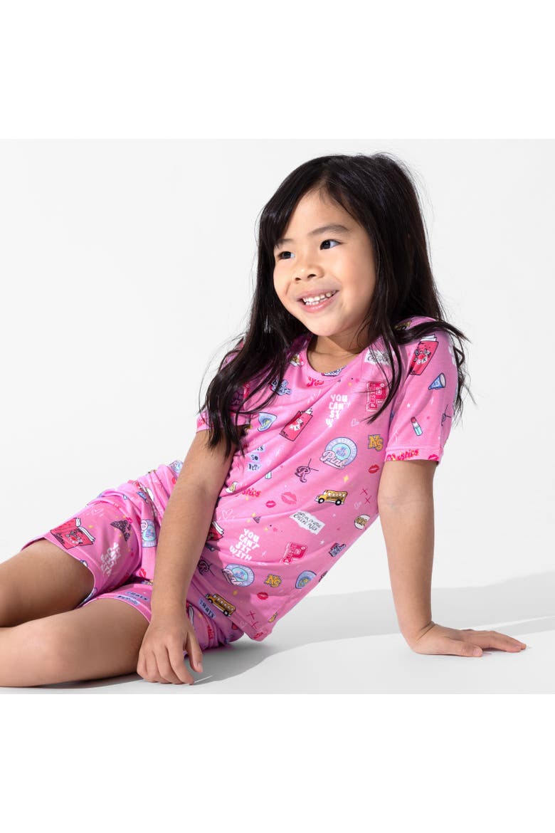 Mean Girls So Fetch Kids 2-Piece Short Sleeve & Shorts Pajama Set, Alternate, color, Mean Girls: So Fetch