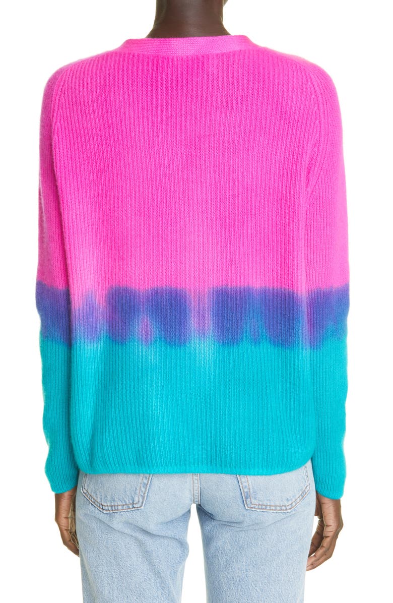 The Elder Statesman Rib Cashmere Cardigan, Alternate, color,