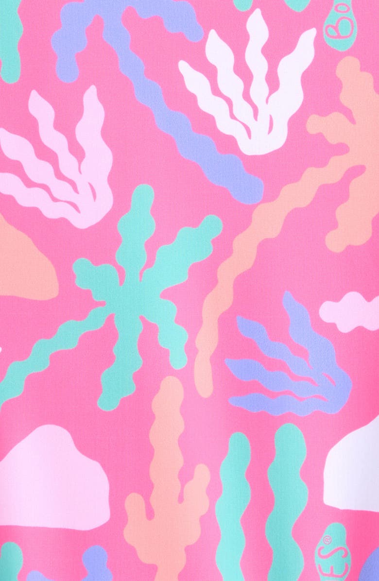 Boardies Kids' Palms Springs Ruffle One-Piece Swimsuit, Alternate, color, Pink