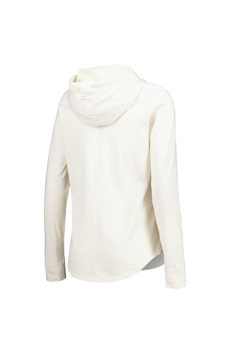 Tommy Bahama Women's Tommy Bahama Cream Las Vegas Raiders Ashby Isles Jersey Pullover Hoodie, Alternate, color, Cream