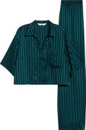 Lunya Stripe Jacquard Washable Silk Pajamas