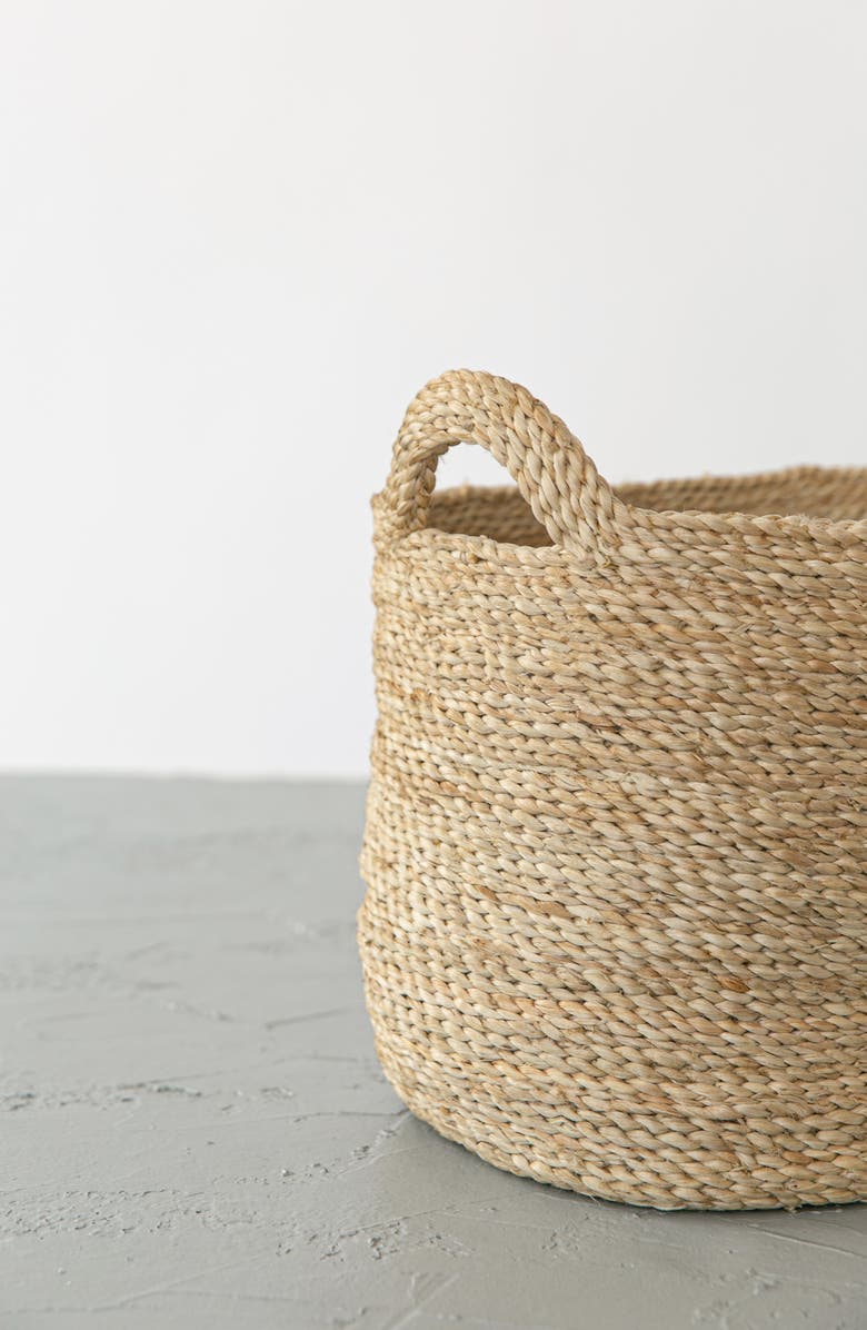 Will & Atlas Oval Jute Basket, Alternate, color, Natural