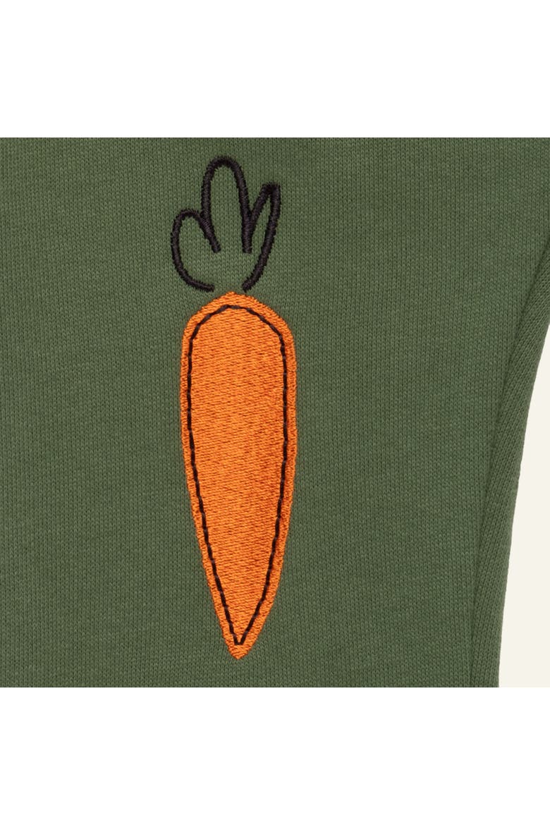 Embroidered Carrot Baby Jogger, Alternate, color, Natural