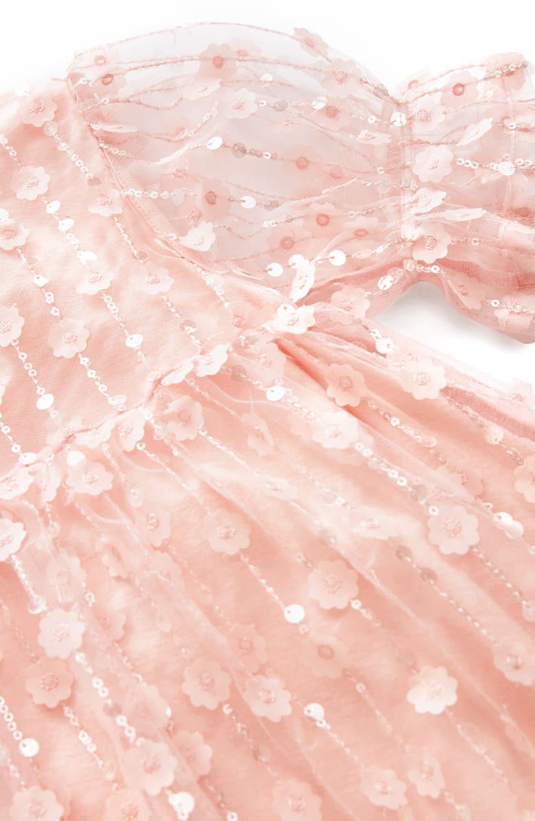 NEXT Kids' Sequin Floral Dress, Alternate, color, 