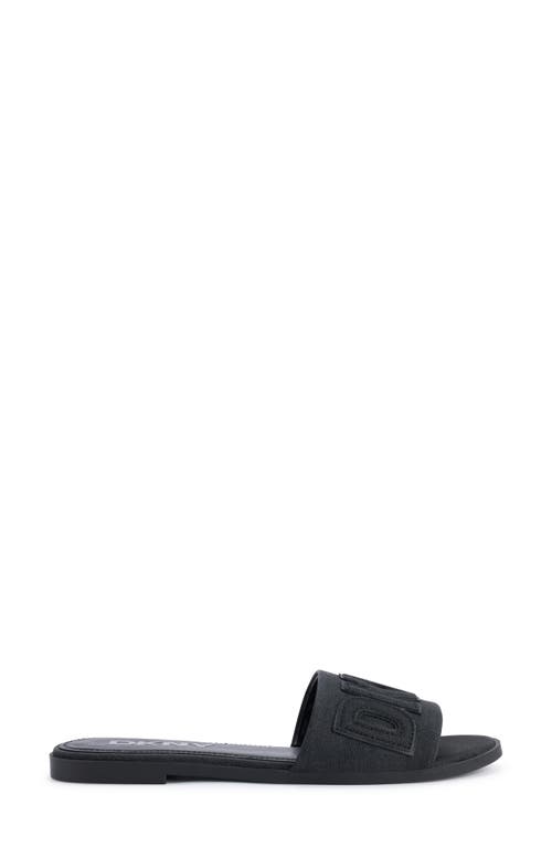 Dkny Willow Slide Sandal In Black
