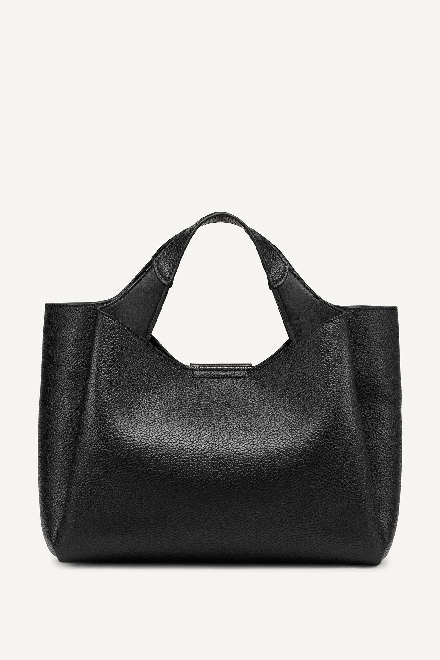 DKNY Willa Satchel, Alternate, color, Black/Silver