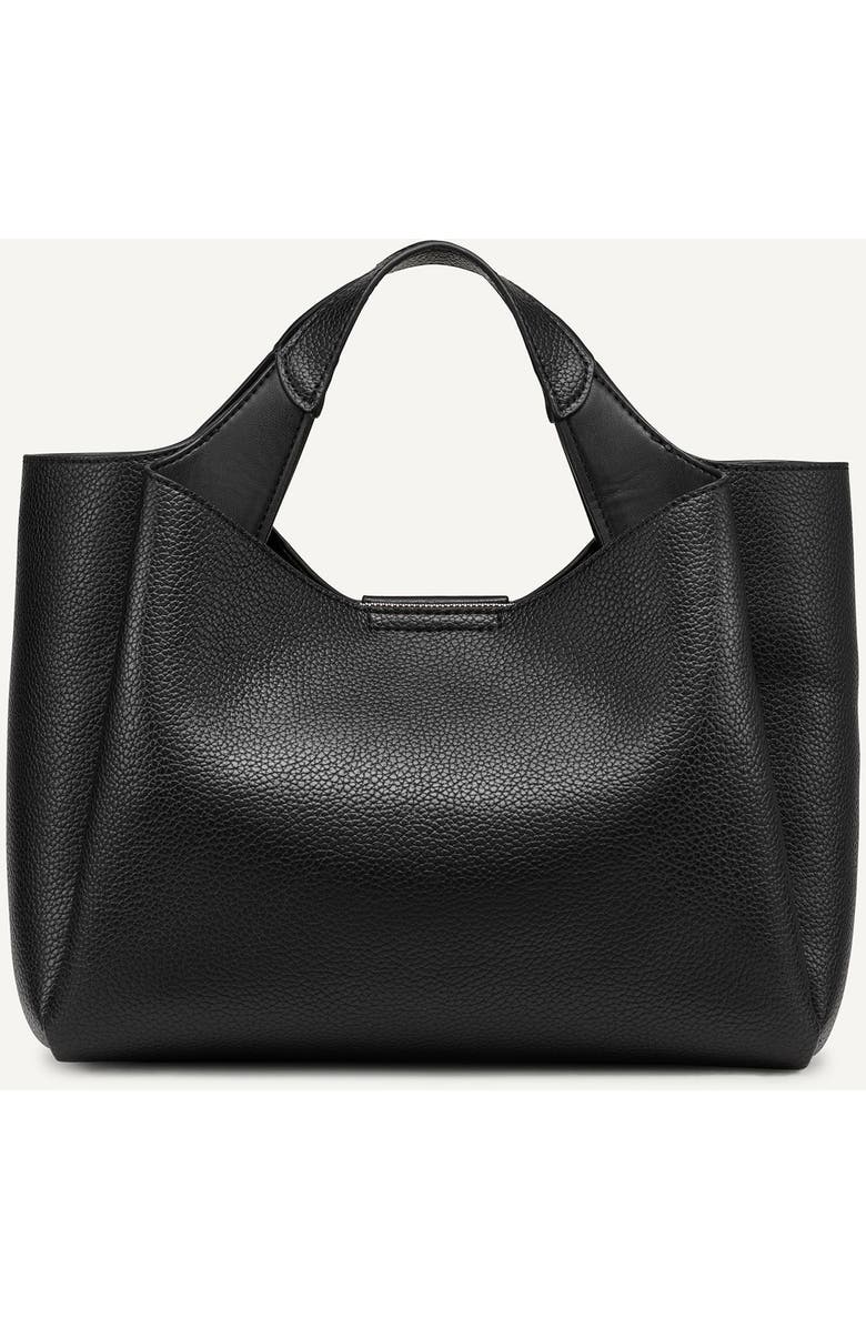 DKNY Willa Satchel, Alternate, color, Black/Silver