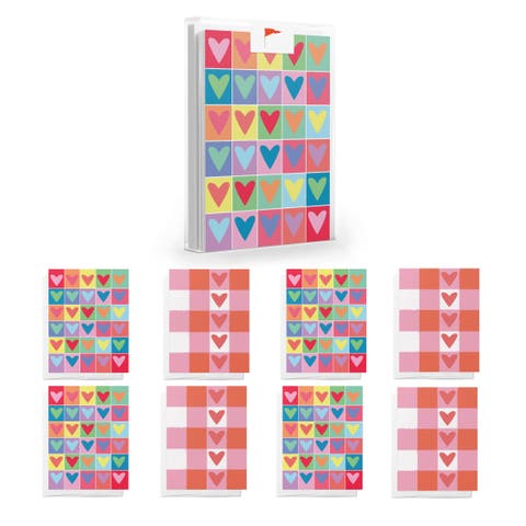 8ct. Assorted Valentine's Day Friendship Greeting Card Pack Sets