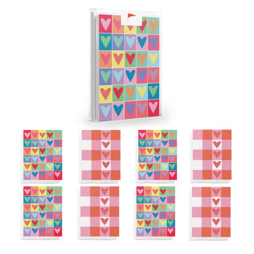 Ramus & Co 8ct. Assorted Valentine's Day Friendship Greeting Card Pack Sets in Multi-Pack  product