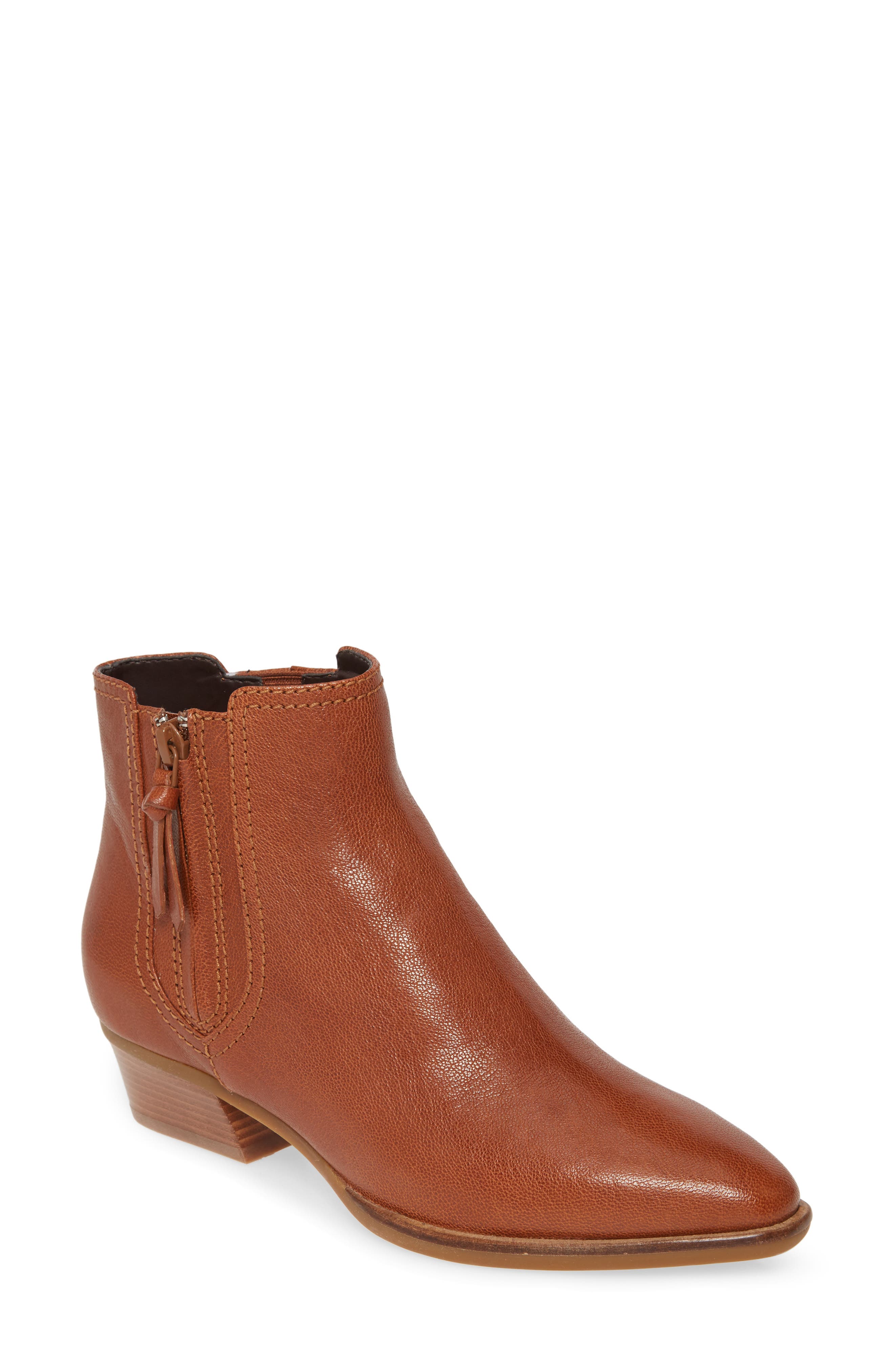 Hadlyn Bootie, Main, color, BRITISH TAN LEATHER