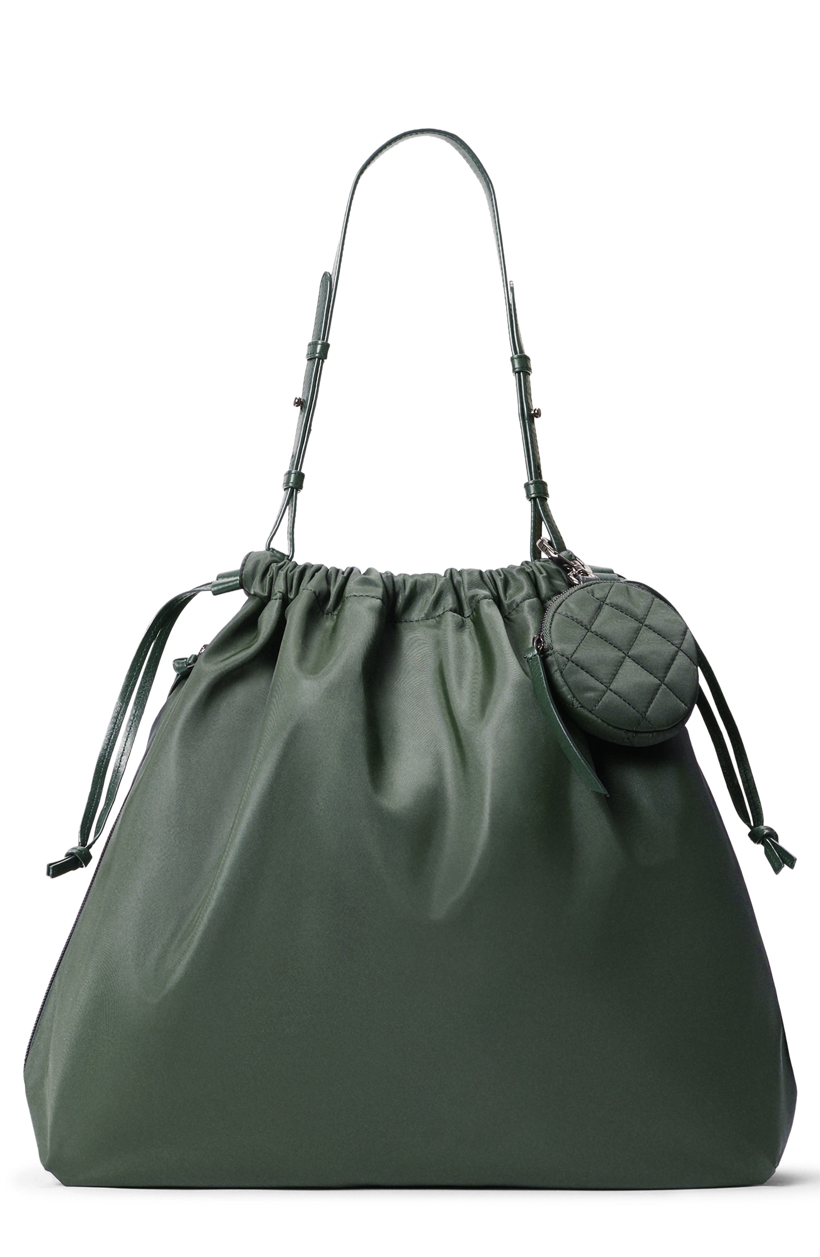 Waverly Nylon Shoulder Bag, Main, color, JUNIPER