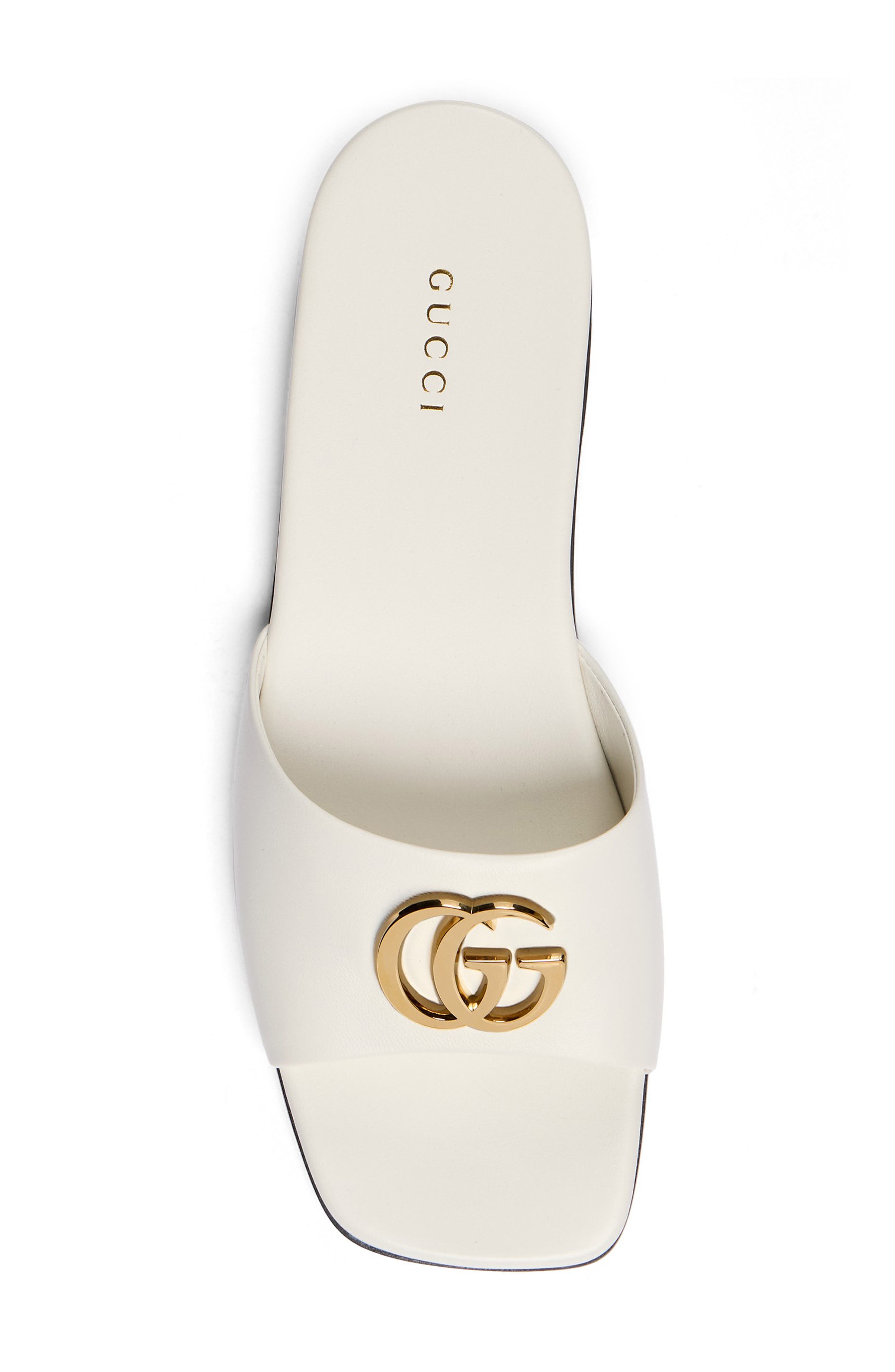 Interlocking-G Slide Sandal, Alternate, color, IVORY