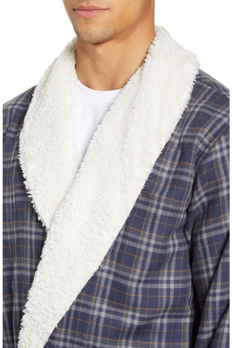 Kalib Robe, Alternate, color, NAVY PLAID