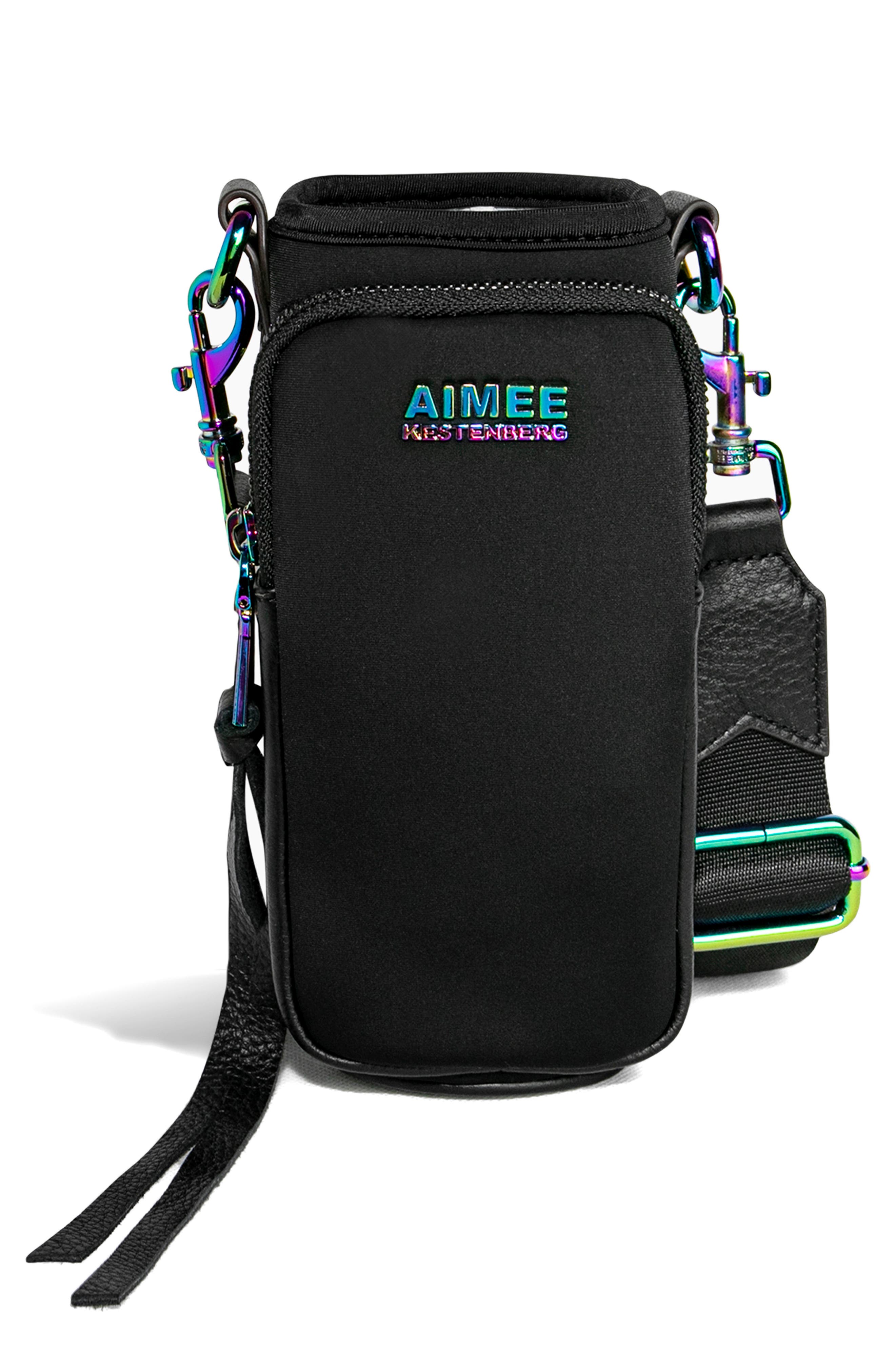 AIMEE Kestenberg On Top of the World Water Bottle Bag, Main, color, 