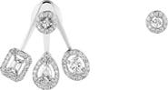 Messika My Twin Mono Mismatched Diamond Earrings