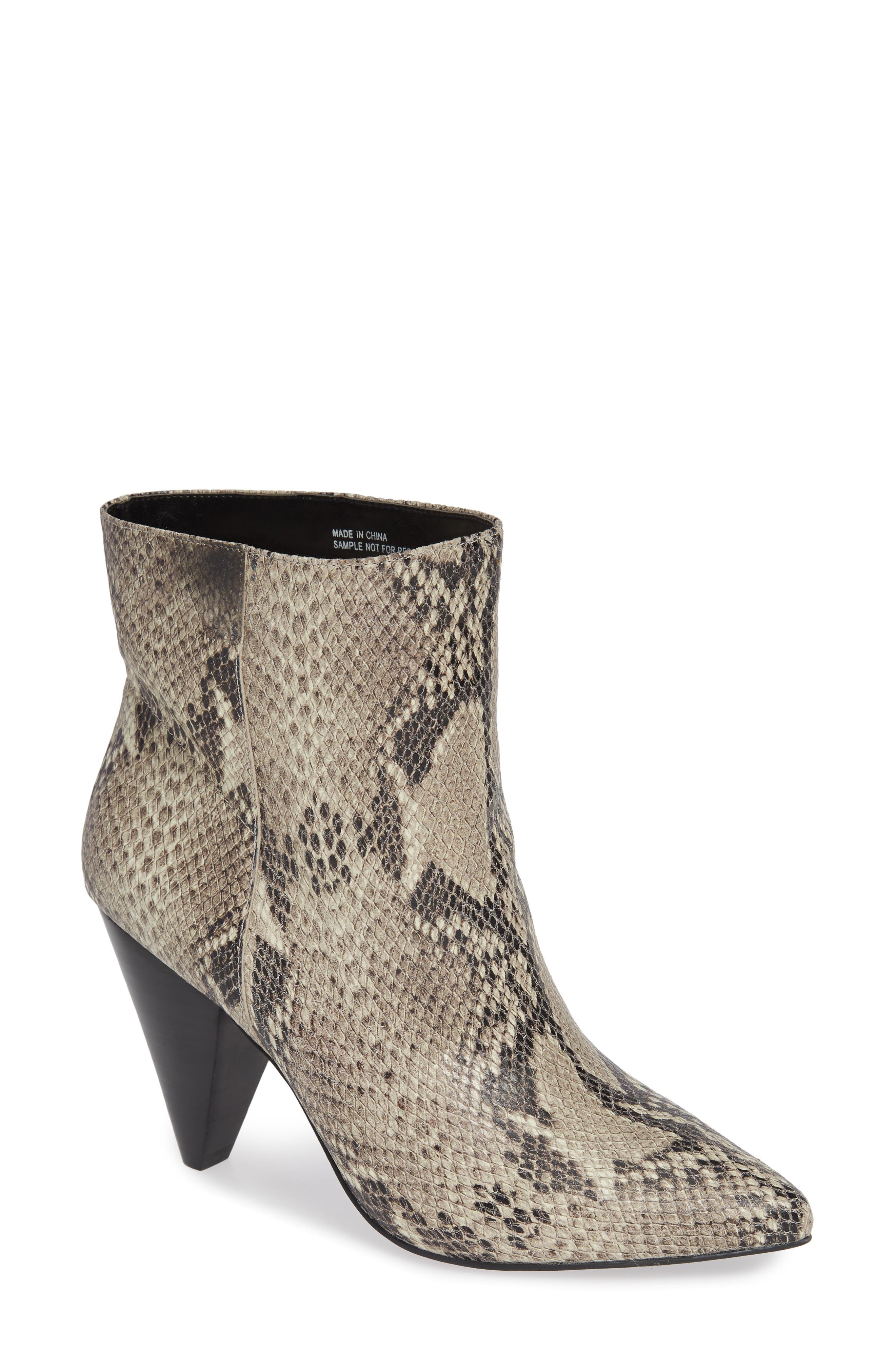 Scope Bootie, Main, color, NATURAL PRINTED SNAKE LEATHER