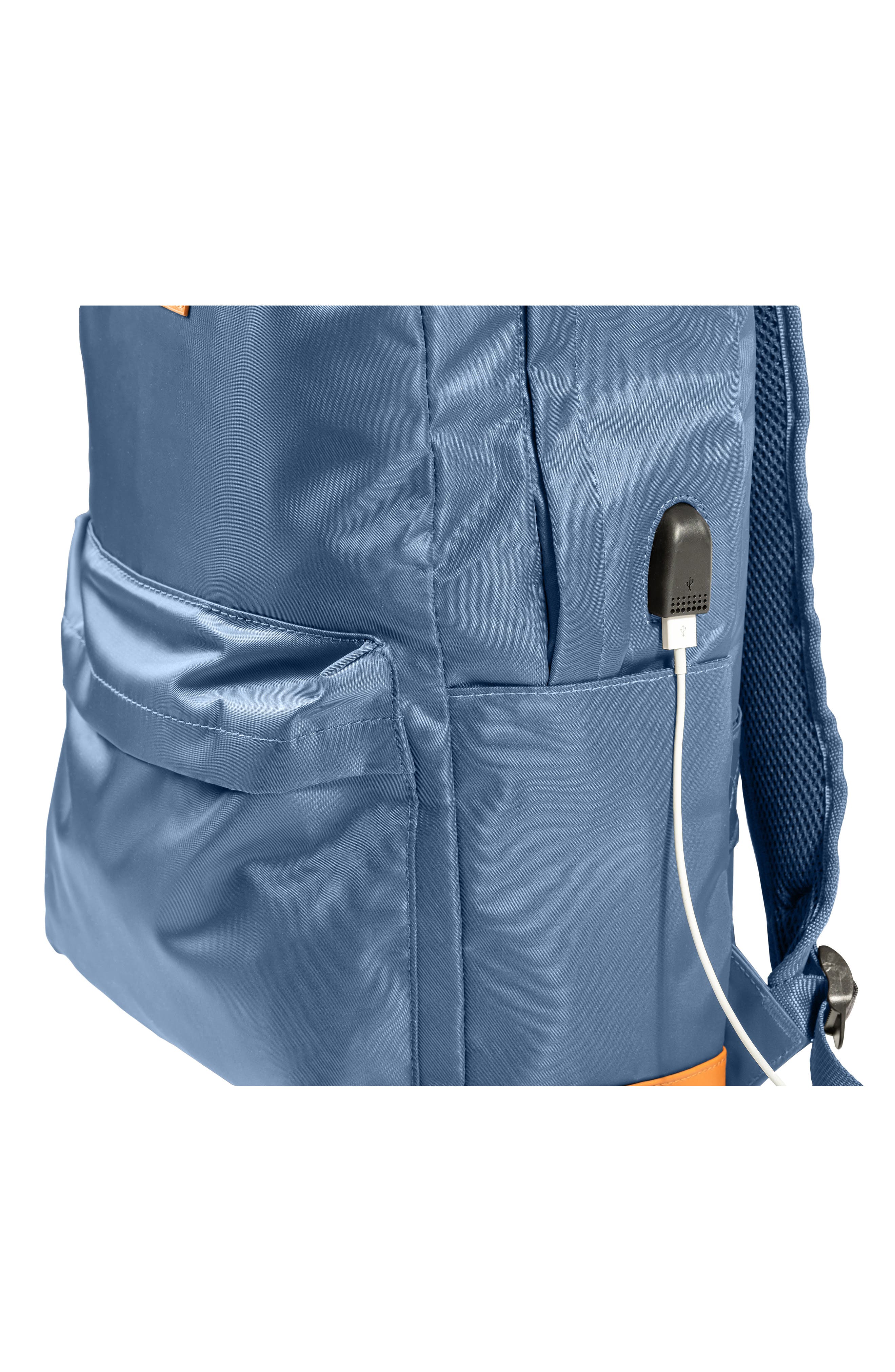 CHAMPS Water Resistant Nylon Backpack, Alternate, color, Navy