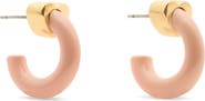 Kate Spade New York geo pop huggie hoop earrings