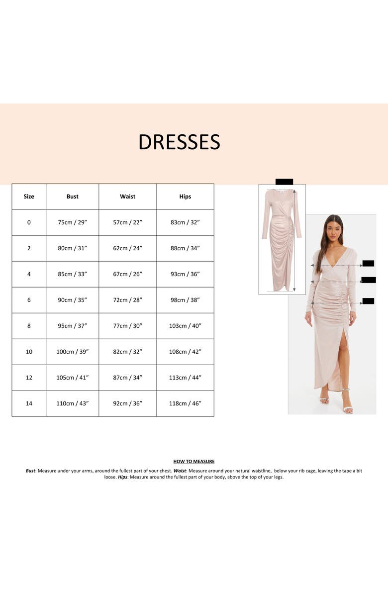 High Neck Wrap Dress