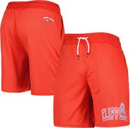 TOMMY JEANS Men's Tommy Jeans Red LA Clippers Mike Mesh Basketball Shorts