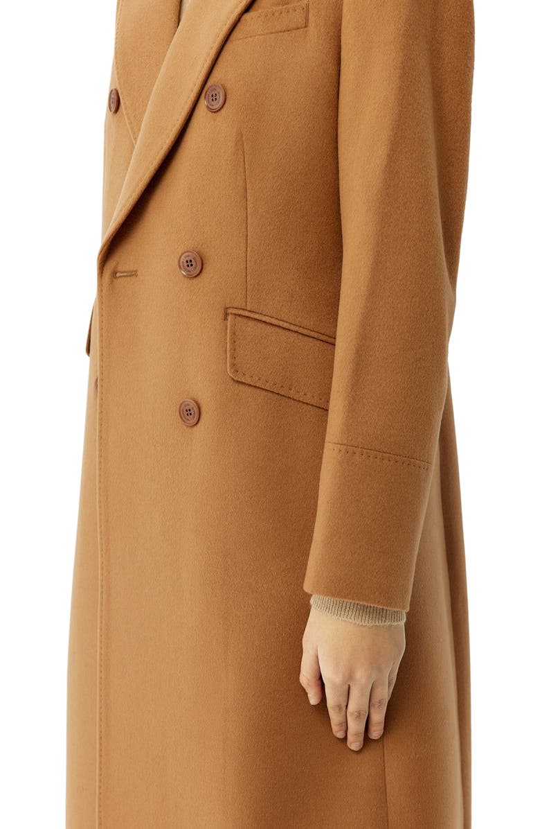 GOBI Mongolian Cashmere Cashmere Peak Lapel Long Coat, Alternate, color,