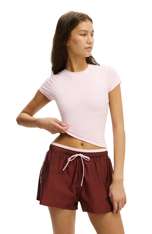 Cotton On Body Active Retro Run Short In Brown