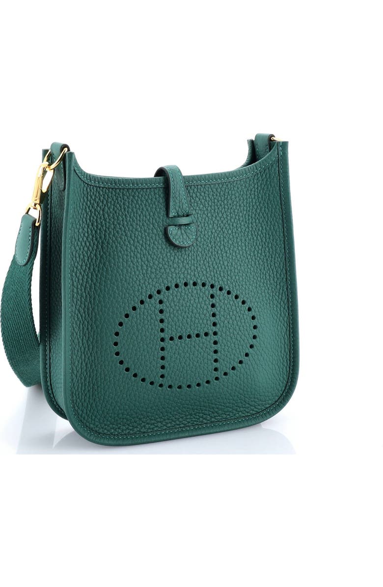 Pre-Owned Hermes Evelyne Bag Gen III Clemence TPM, Alternate, color, Vert Moyen