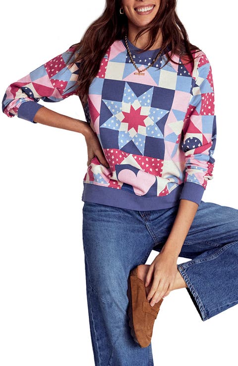 Hannah Patchwork Sweatshirt