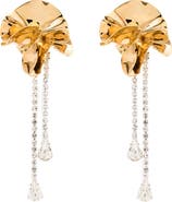 Sterling King Sylvia Crystal Drop Earrings