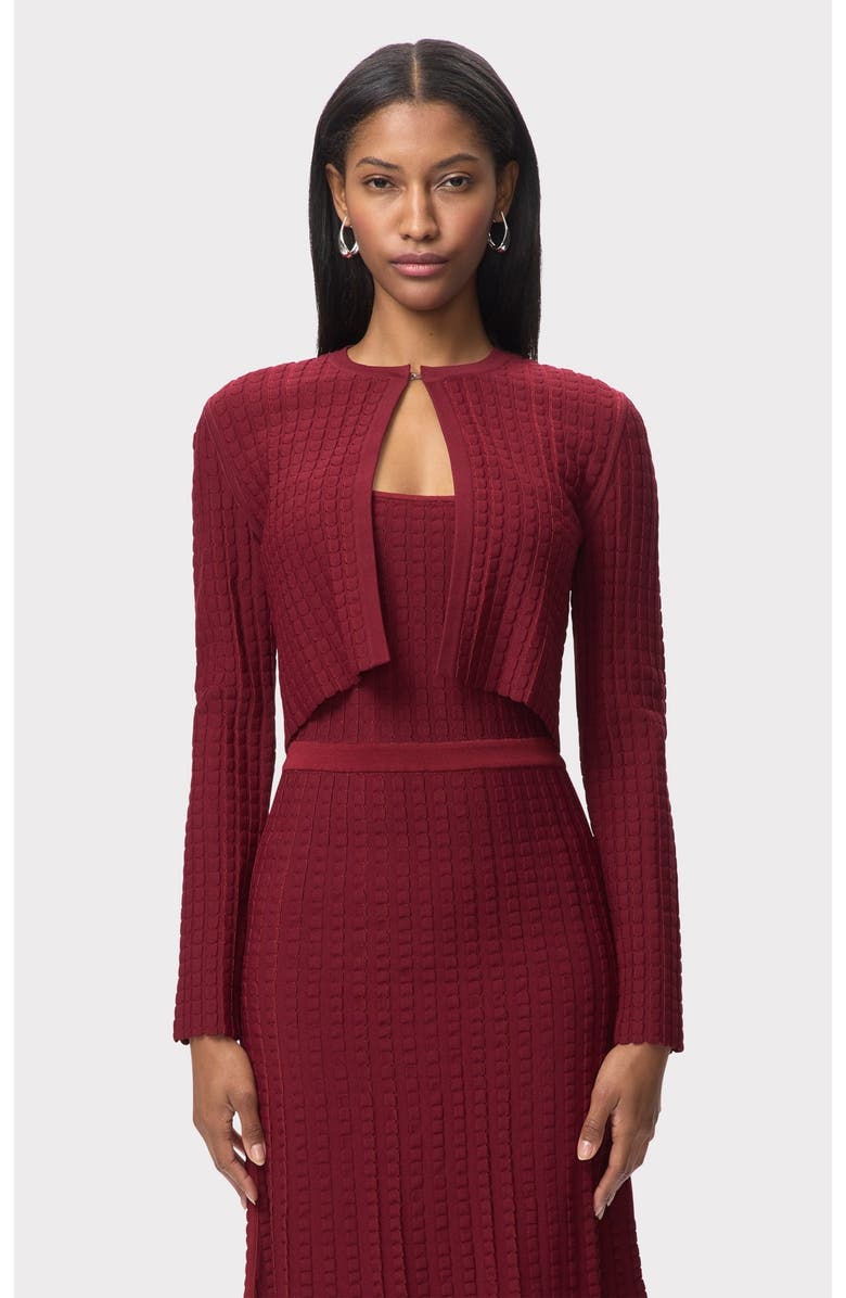 Herve Leger The Georgina Cardigan, Main, color, Redrock
