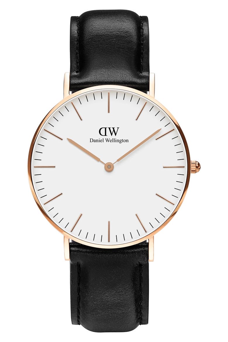 Classic Sheffield Leather Strap Watch, 36mm video