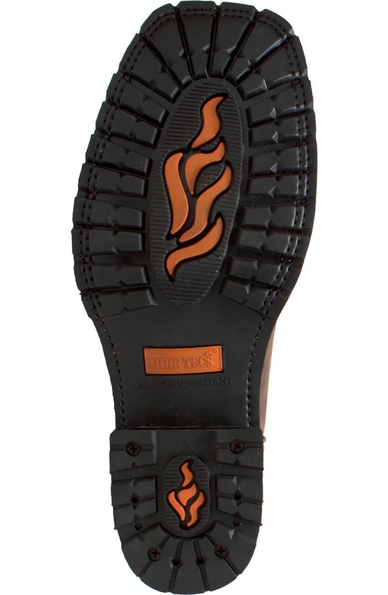 AdTec 12" Steel Toe Work Western Boots, Alternate, color, Dark Brown