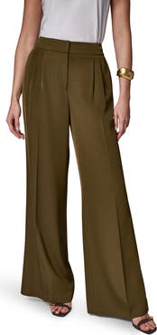 Donna Karan New York High Waist Wide Leg Pants
