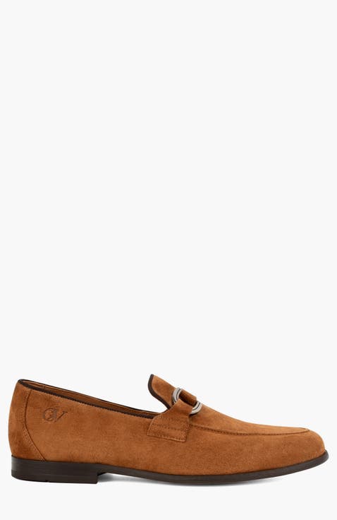 Heritage Pointed Toe Suede Loafers