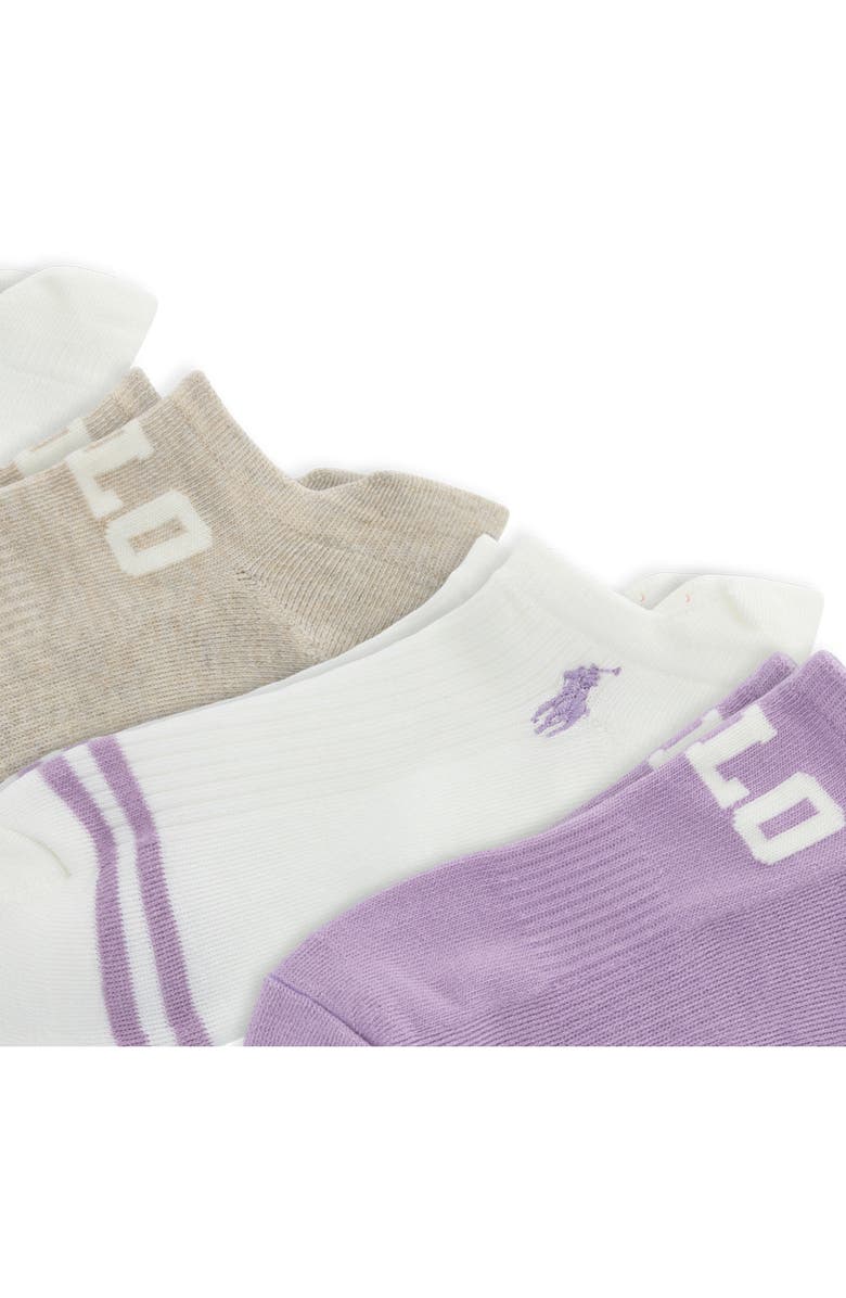 Polo Ralph Lauren Assorted 6-Pack Low Cut Socks, Alternate, color, Light Assorted