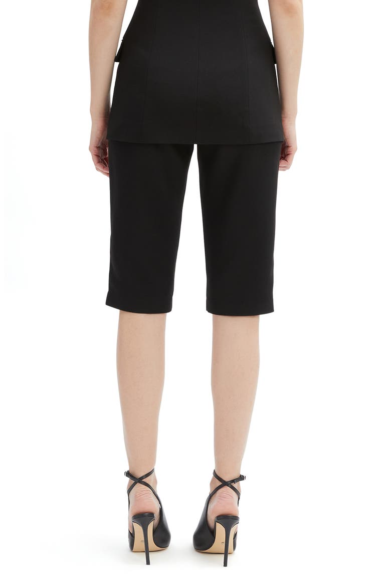 Ellera Capri Shorts, Alternate, color, BLACK