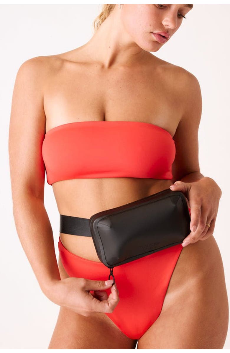 LONDRE BODYWEAR The Orea Waterproof Belt Bag, Main, color, Matte Black