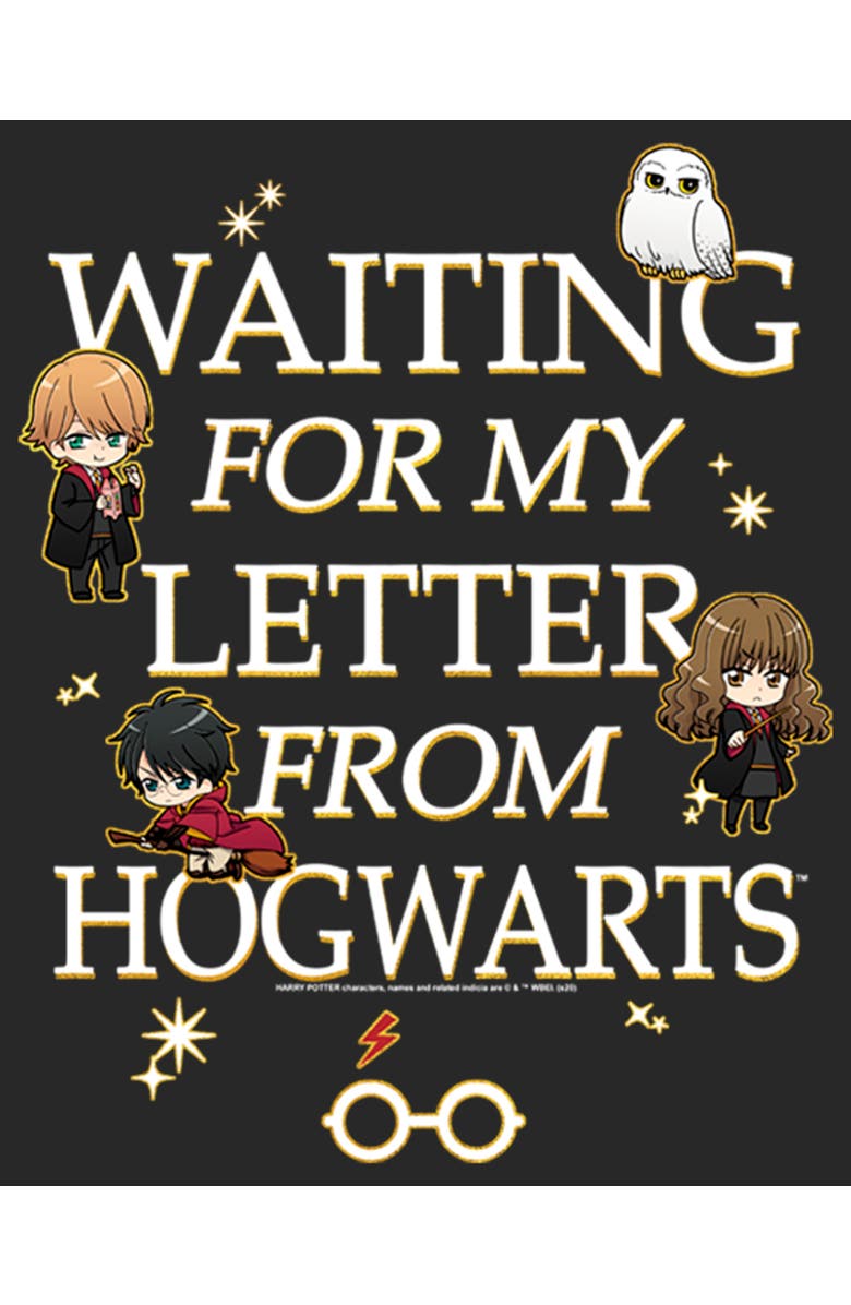 HARRY POTTER Women's Harry Potter Letter From Hogwarts  Graphic T-Shirt, Alternate, color, Black