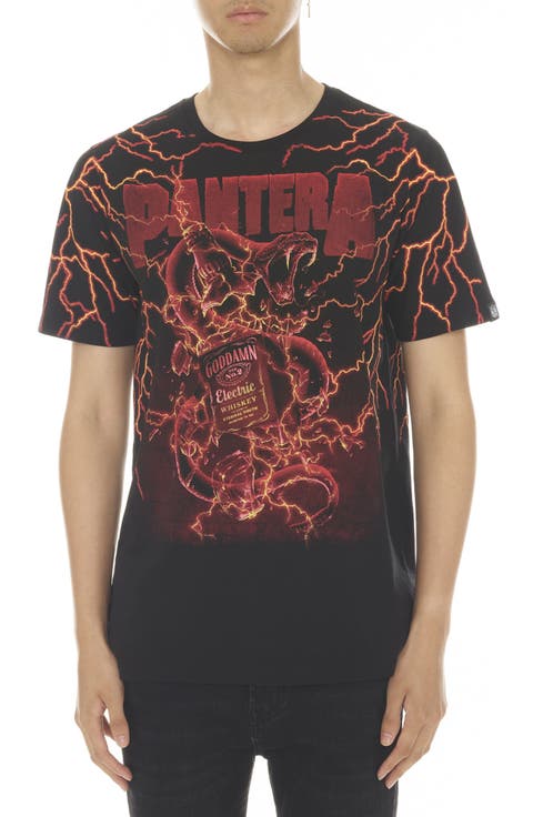 Pantera Whiskey Cotton Graphic Tee