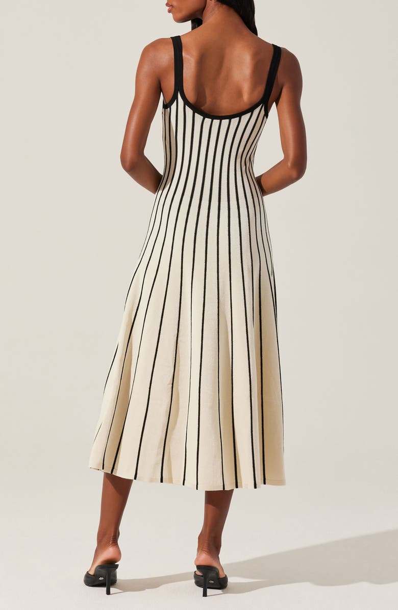 ASTR the Label Irecia Stripe Sleeveless Sweater Dress, Alternate, color,