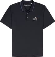 Robert Graham Monkey Business Embroidered Cotton Piqué Polo