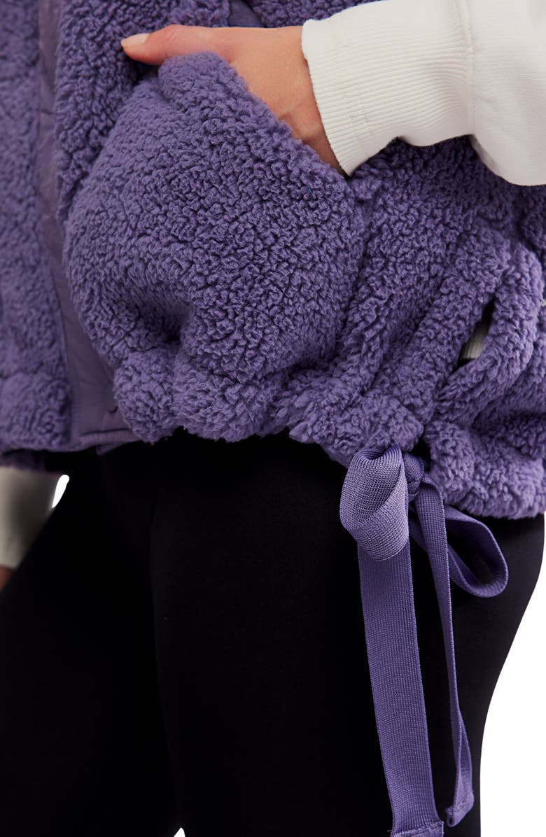 Free People FP Movement Scout It Out Fleece Vest, Alternate, color, Graphite