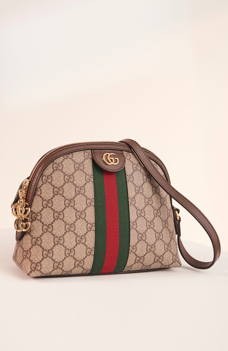 Gucci Canvas Shoulder Bag, Alternate, color,