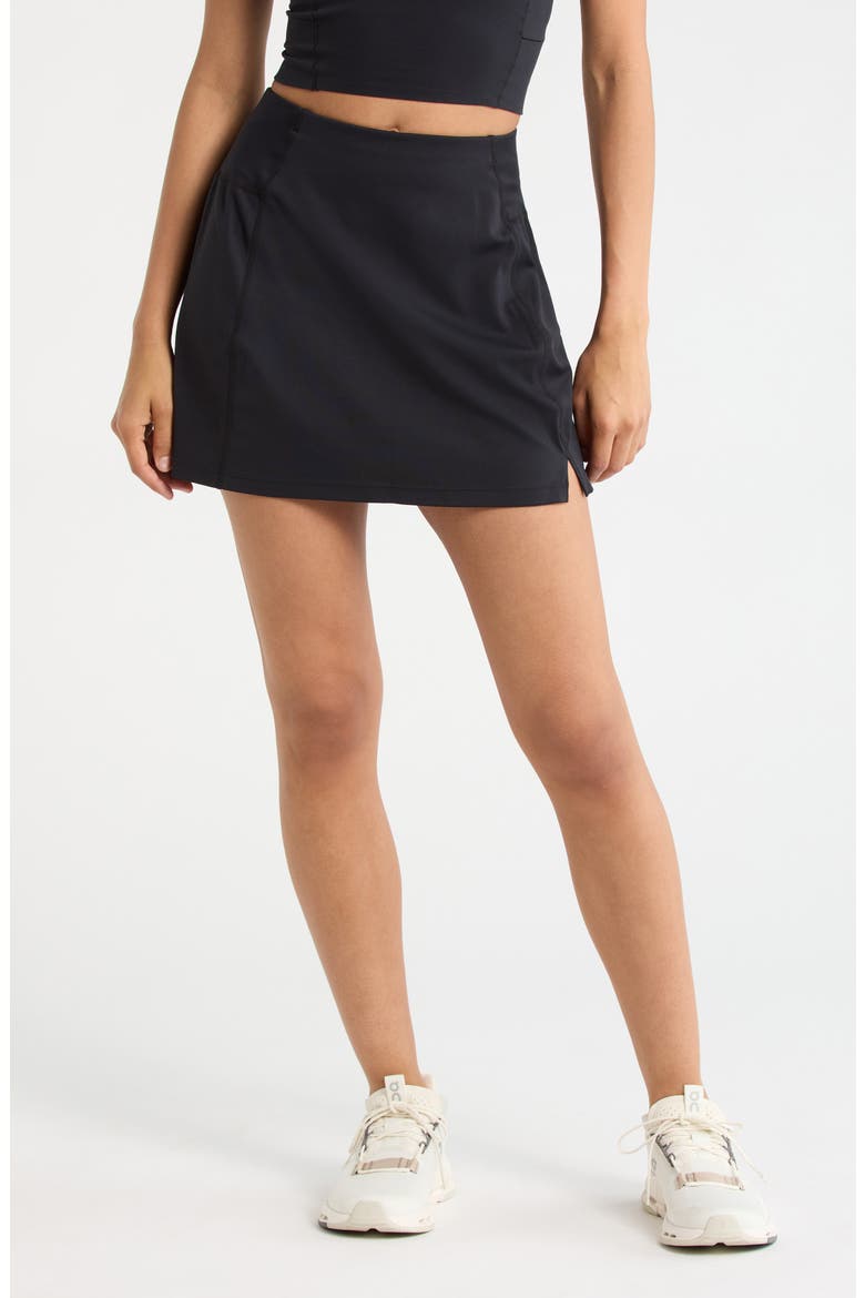 All Day Active Skort, Main, color, BLACK