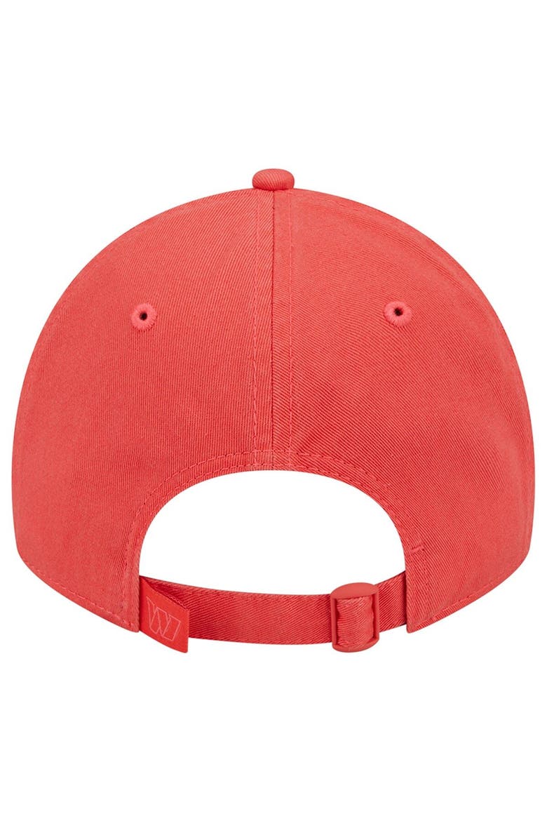 Men's New Era Red Washington Commanders Core Classic 2.0 Brights 9TWENTY Adjustable Hat, Alternate, color, Red