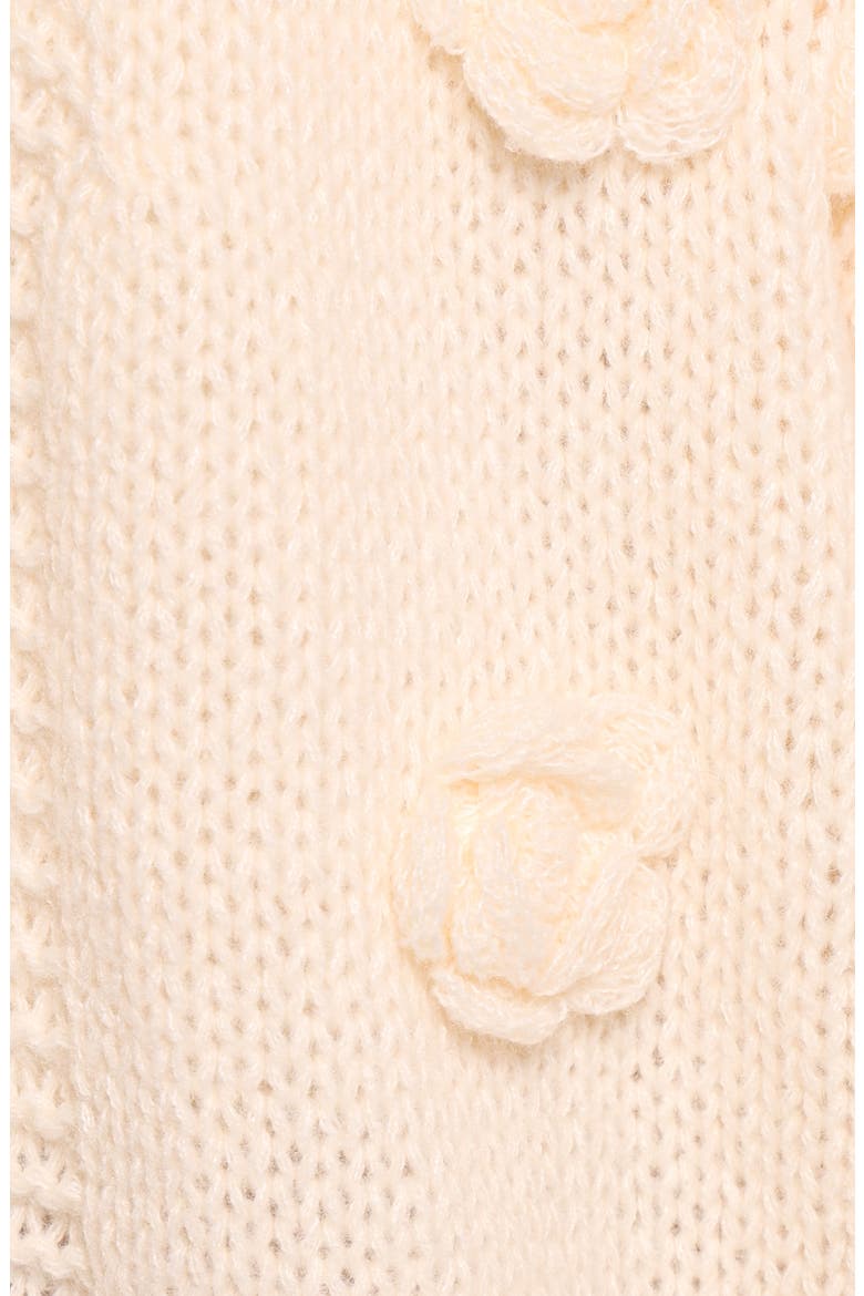 Doralee Rose Cardigan, Alternate, color, CREAM