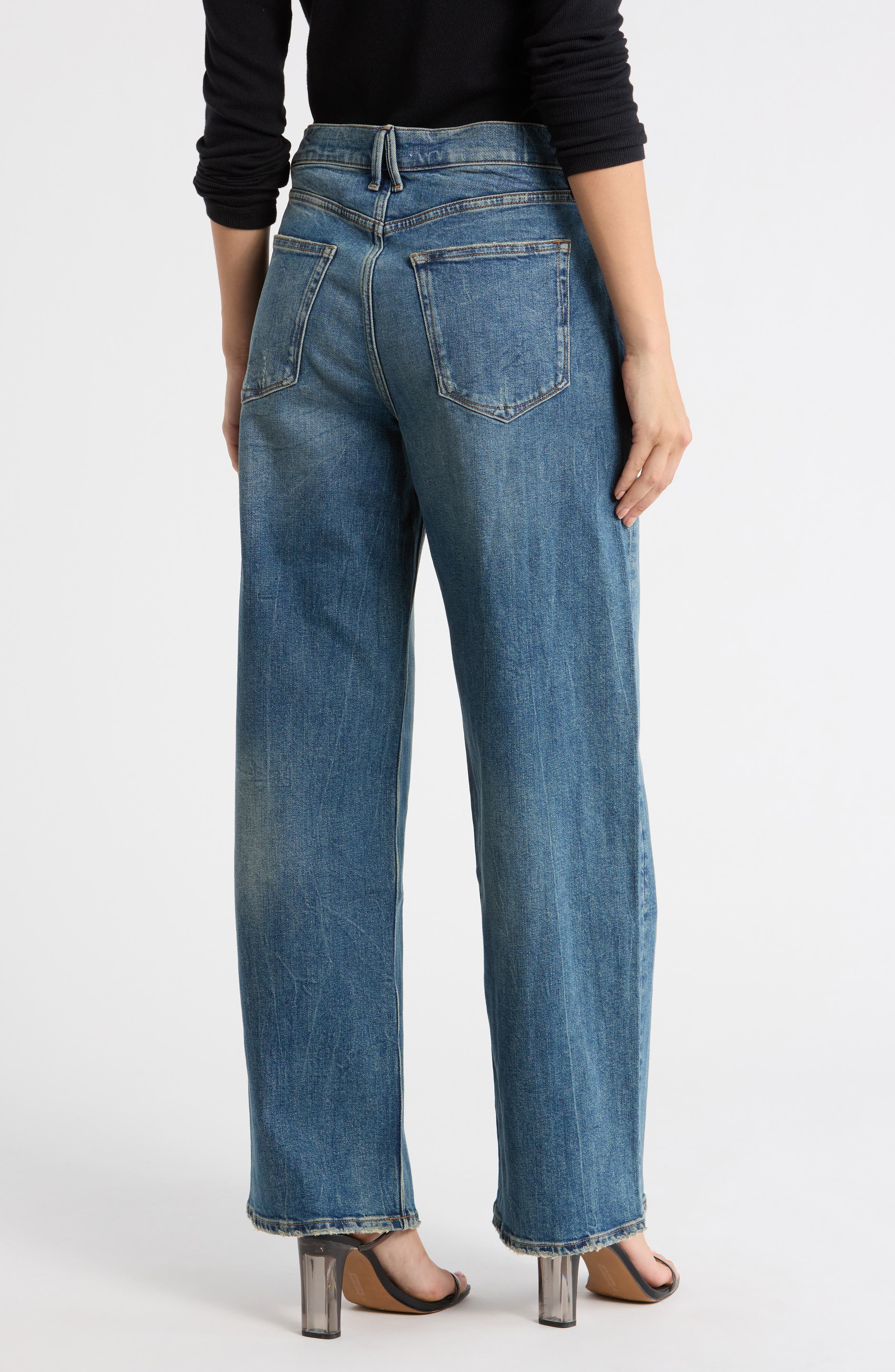Good American Good Standard Baggy Jeans (Women) | Nordstromrack