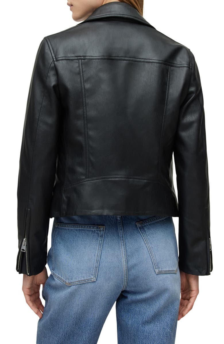 AllSaints Dalby Faux Leather Biker Jacket, Alternate, color, 